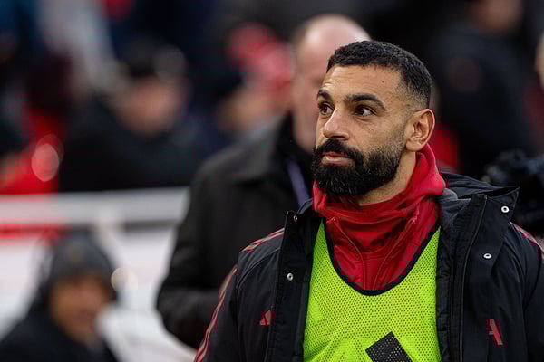 穆罕默德·萨拉赫需要决定他想要什么。/ Steven Halliwell/MI News/NurPhoto/Getty Images