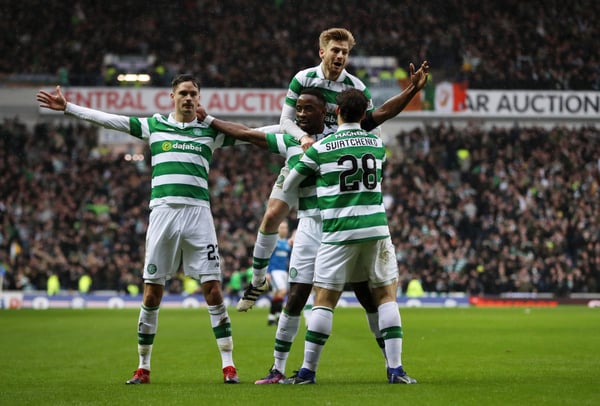 穆萨·登贝莱是凯尔特人队的进球机器。/ Getty/Ian MacNicol