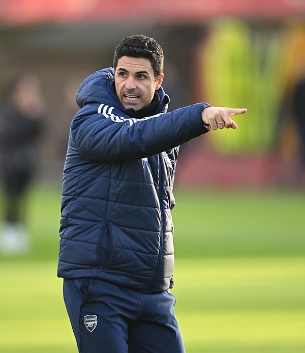 米克尔·阿尔特塔和枪手们已经付出了惨痛的代价。/ Stuart MacFarlane/阿森纳足球俱乐部/Getty Images