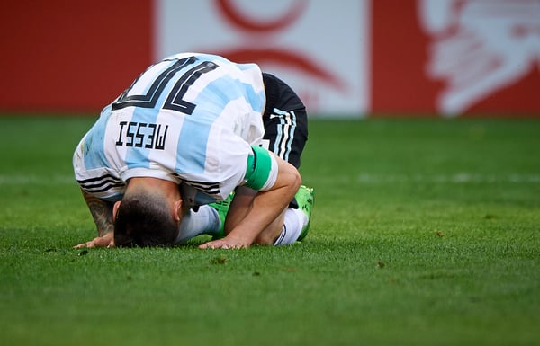 梅西始终与世界杯冠军无缘。/ Getty/Quality Sport Images