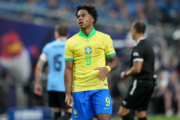 恩德里克渴望在明年夏天首次参加世界杯。/ Robin Alam/ISI Photos/Getty Images