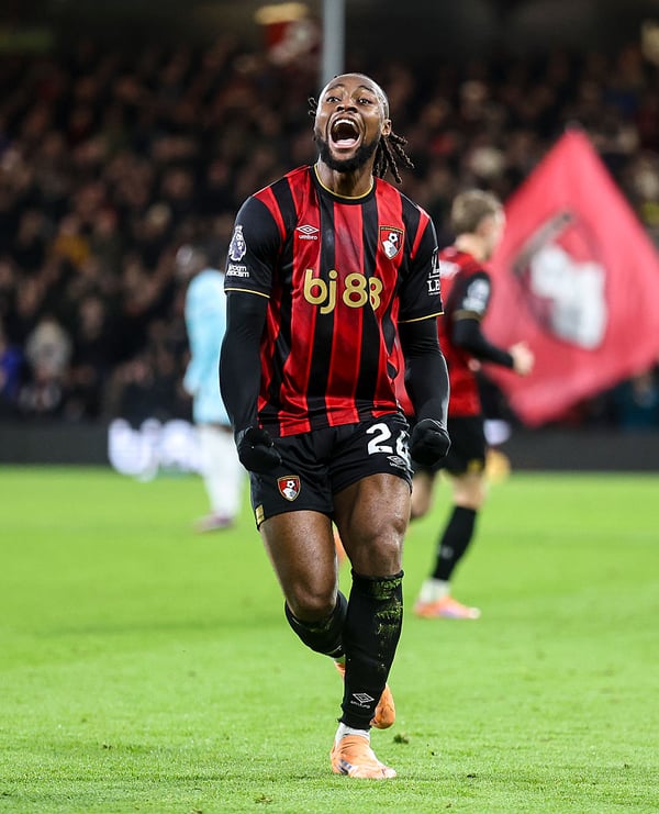安托万·塞梅尼奥不太可能留在伯恩茅斯。/ Robin Jones/AFC Bournemouth/Getty Images