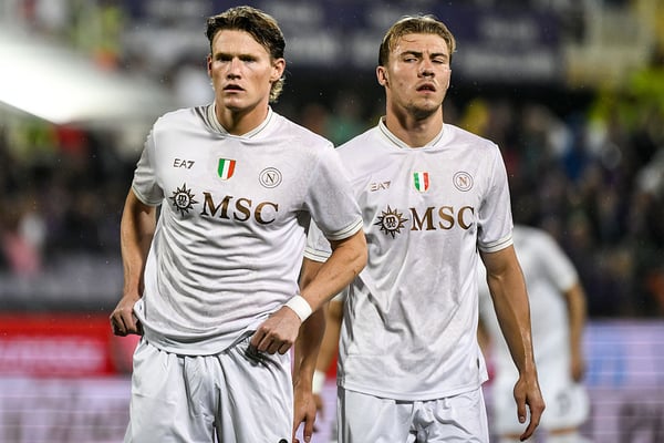 离开老特拉福德后，霍伊隆德与斯科特·麦克托米奈一起见证了球队的好转。 /Elianton/Mondadori Portfolio/Getty Images