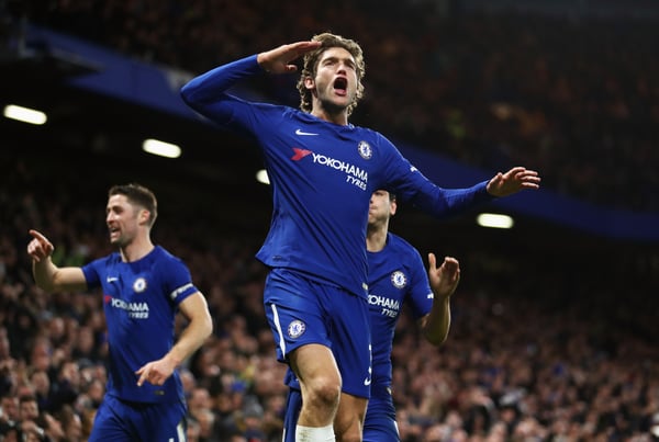 切尔西在圣诞节前排名榜首时，总是能最终赢得联赛冠军。/ Getty/Bryn Lennon