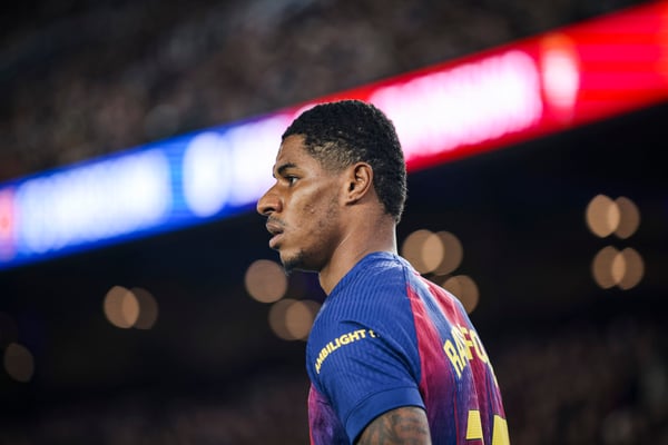 马库斯·拉什福德目前从曼联租借至巴塞罗那。/ Gongora/NurPhoto/Getty Images