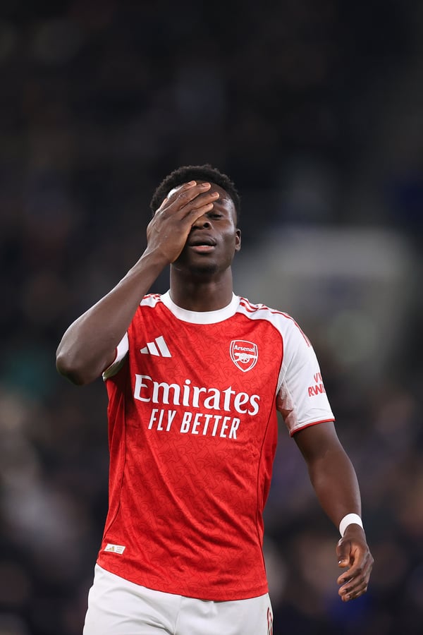 阿森纳陷入了一场真正的苦战。/ Simon Stacpoole/Offside/Getty Images