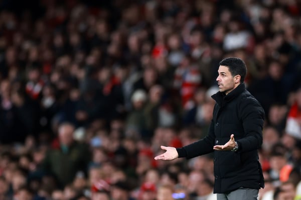 世界杯FIFA体育新闻：米克尔·阿尔特塔寻求新援的努力可能会引发一些尴尬的对话。/ Marc Atkins/Getty Images