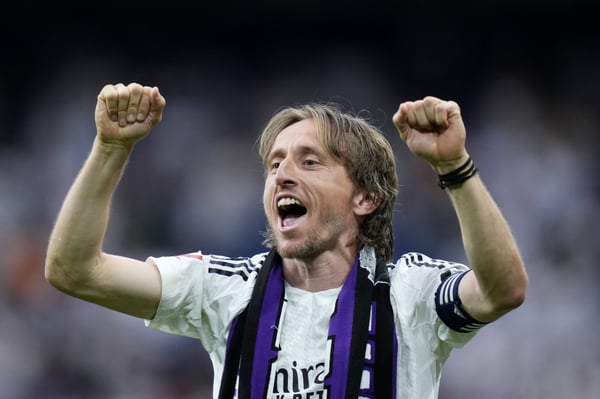 世界杯FIFA体育新闻：卢卡·莫德里奇在皇家马德里的生涯于2025年夏天以令人动容的方式落下帷幕。/ IMAGO /Gribaudi/ImagePhoto