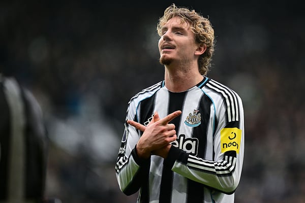 世界杯FIFA体育新闻：尼克·沃尔特马德在本赛季之前几乎无人知晓。/ Serena Taylor/纽卡斯尔联/Getty Images