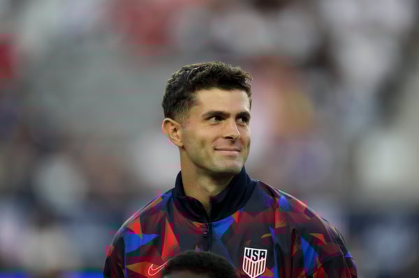 世界杯FIFA体育新闻：克里斯蒂安·普利西奇在缺席整个夏季比赛后，于9月重返美国国家队。/ obin Alam/ISI Photos/Getty Images