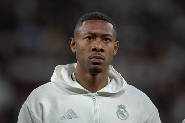 世界杯FIFA体育新闻：伤病阻碍了大卫·阿拉巴在皇家马德里的最后几年。/ IMAGO/Visionhaus