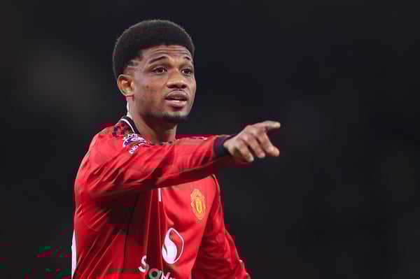 世界杯FIFA体育新闻：阿马德·迪亚洛的角色可能会发生变化。/ Simon Stacpoole/Offside/Offside/Getty Images