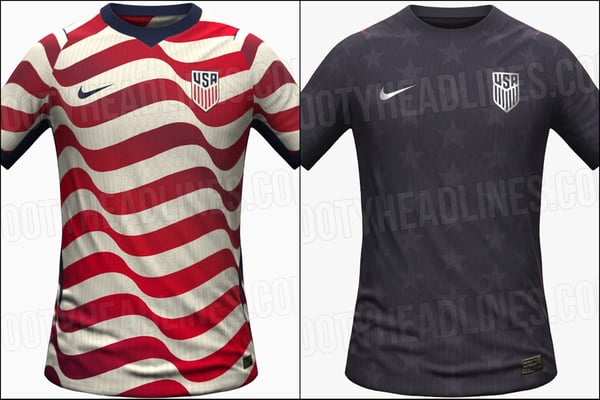 世界杯FIFA体育新闻：美国男足2026年世界杯球衣或将大胆亮相 / 足球头条