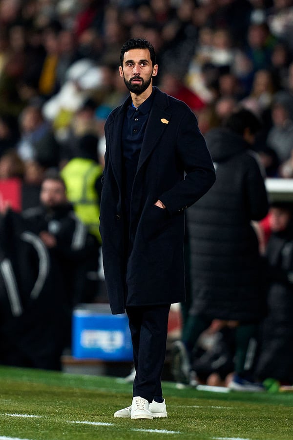 世界杯FIFA体育新闻：阿尔瓦罗·阿韦洛亚带领皇马遭遇历史性失利。 /迭戈·索托/盖蒂图片社