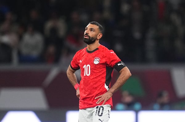 世界杯FIFA体育新闻：穆罕默德·萨拉赫的非洲杯梦想破灭了。/ Ulrik Pedersen/NurPhoto/Getty Images