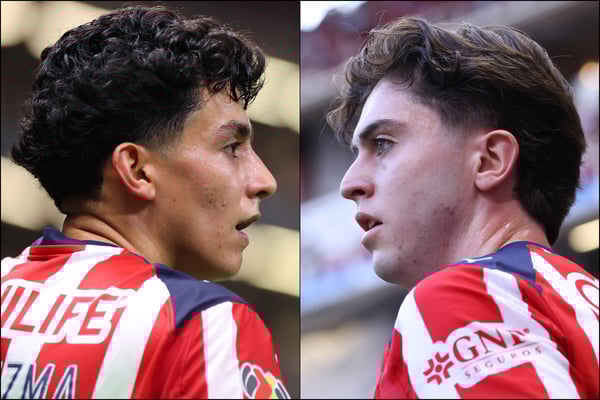 世界杯FIFA体育新闻：理查德·莱德兹马（左）和布莱恩·古铁雷斯两人共代表美国国家队出场三次。/ Simon Barber/Getty Images