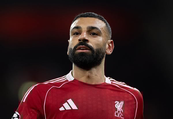 世界杯FIFA体育新闻：穆罕默德·萨拉赫本赛季的状态已经有所下滑。/ Joe Prior/Visionhaus/Getty Images