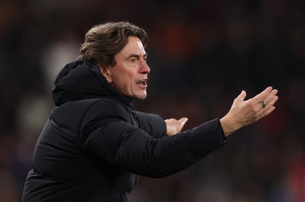 世界杯FIFA体育新闻：托马斯·弗兰克执教托特纳姆热刺队以来，成绩一直不尽如人意。/ Catherine Ivill-AMA/Getty Images