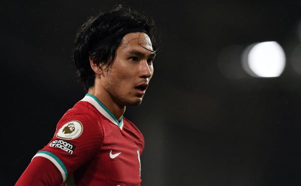 世界杯FIFA体育新闻：南野拓实效力利物浦期间过得很艰难。/ NEIL HALL/POOL/AFP/Getty Images