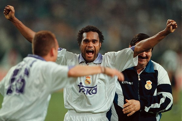 世界杯FIFA体育新闻：克里斯蒂安·卡伦布在皇家马德里立即产生了影响。 /内格尔/Sportbild/ullstein bild/Getty Images