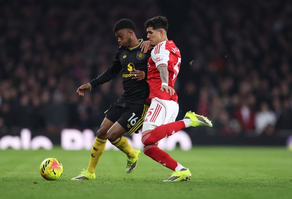 世界杯FIFA体育新闻：阿森纳的表现未能吸引眼球。/ Catherine Ivill/AMA/Getty Images