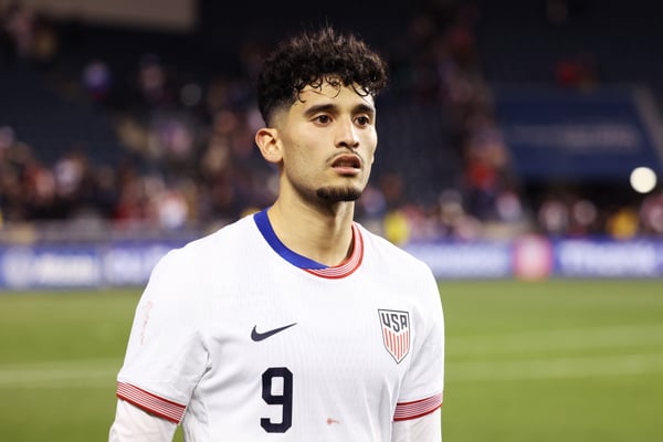 世界杯FIFA体育新闻:佩皮在2025-2026赛季是美国状态最好的前锋,之后遭遇了最近一次伤病。/ Ira L. Black/USSF/Getty Images