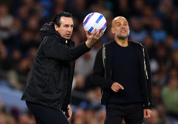 世界杯FIFA体育新闻：两支夺冠热门球队将在最后一轮展开对决。/ Marc Atkins/AVFC/阿斯顿维拉足球俱乐部/Getty Images