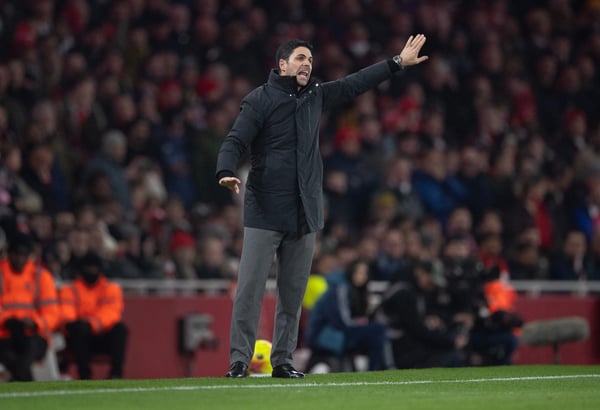 世界杯FIFA体育新闻：米克尔·阿尔特塔要求对方做出回应。/ Visionhaus/Getty Images