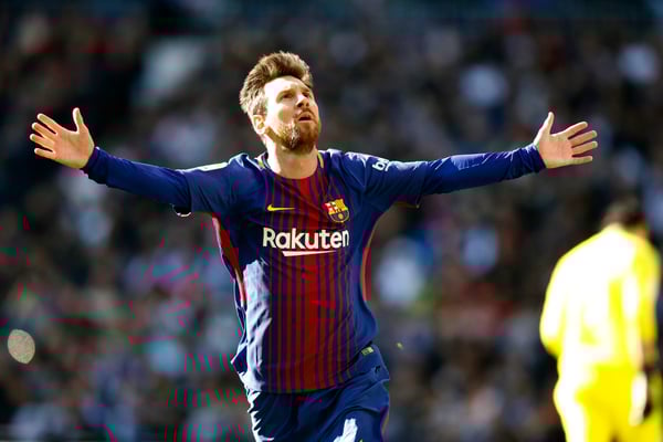 世界杯FIFA体育新闻：莱昂内尔·梅西对巴塞罗那的影响是不可估量的。 /维克多·卡雷特罗/皇家马德里盖蒂图片社