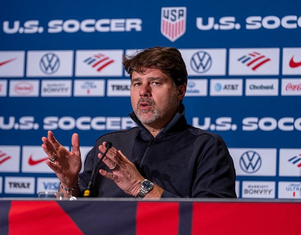 世界杯FIFA体育新闻：毛里西奥·波切蒂诺将率领美国男足征战2026年世界杯。/ Brad Smith/ISI Photos/USSF/Getty Images