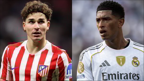 世界杯FIFA体育新闻：朱利安·阿尔瓦雷斯（左）和裘德·贝林厄姆（右）成为八卦新闻的焦点。/ Flor Tan Jun/Nicolò Campo/LightRocket/Getty Images