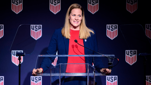 世界杯FIFA体育新闻:辛迪·帕洛·科恩将在无人竞争的情况下当选为美国足协主席,任期四年。/ Mike Lawrence/ISI Photos/USSF/Getty Images