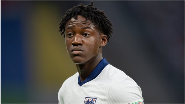 世界杯FIFA体育新闻：Mainoo的所有国际比赛出场记录均在2024年获得。/ Visionhaus/Getty Images