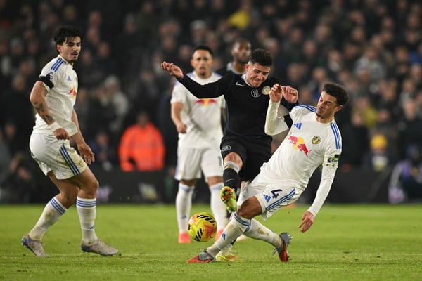 世界杯FIFA体育新闻：两队上次交锋时，利兹联笑到了最后。/ Oli SCARFF/AFP/Getty Images