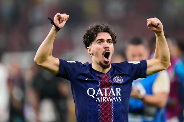 世界杯FIFA体育新闻：维蒂尼亚与皇家马德里传出绯闻。/ Jose Breton/Pics Action/NurPhoto/Getty Images