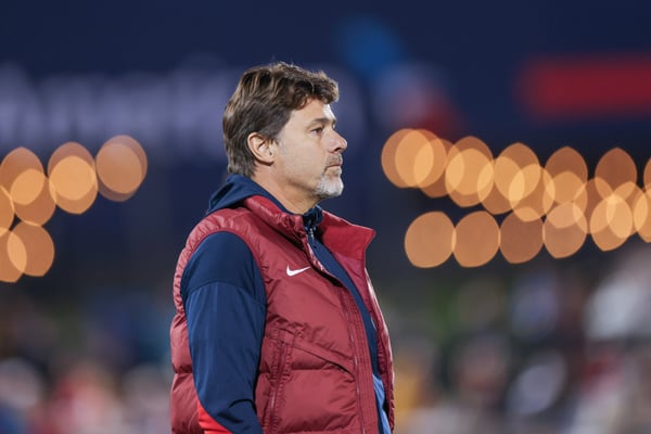 世界杯FIFA体育新闻：毛里西奥·波切蒂诺将带领美国国家男子足球队征战2026年世界杯。/约翰·多顿/ISI图片社/美国足协/盖蒂图片社