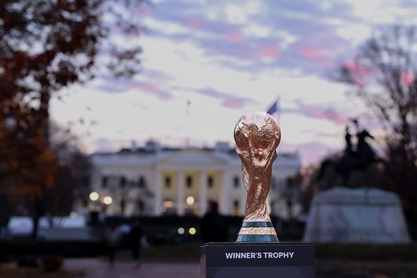 世界杯FIFA体育新闻：2026年世界杯充满争议。/迈克尔·里根/国际足联/盖蒂图片社