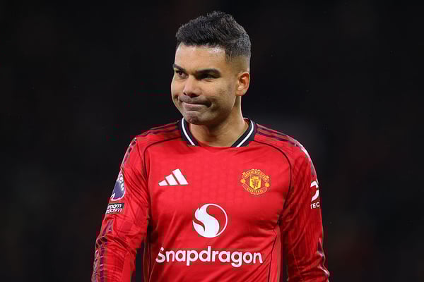 世界杯FIFA体育新闻：卡塞米罗今夏将离开老特拉福德。/ James Gill/Danehouse/Getty Images