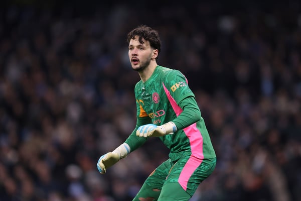 世界杯FIFA体育新闻：特拉福德一直是曼城队的杯赛门将。/ Alex Livesey/Danehouse/Getty Images