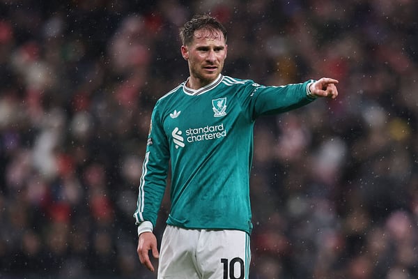 世界杯FIFA体育新闻：皇家马德里此前曾考虑过引进阿莱克西斯·麦卡利斯特。/ Michael Driver/MI News/NurPhoto/Getty Images