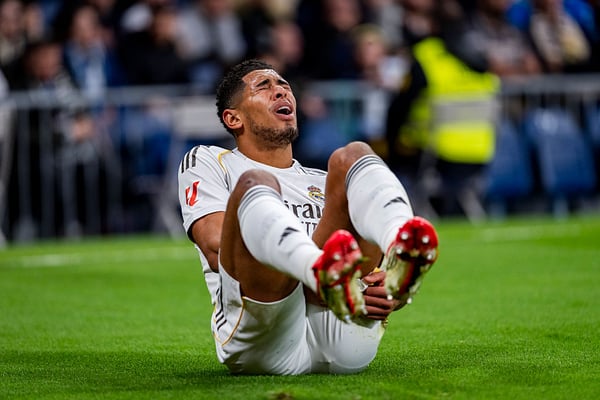 世界杯FIFA体育新闻:皇家马德里将在可预见的未来失去裘德·贝林厄姆。/ Alberto Gardin/NurPhoto/Getty Images