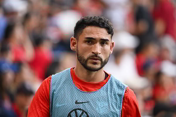 世界杯FIFA体育新闻:克里斯蒂安·罗尔丹可能成为美国国家队的关键球员。/霍华德·史密斯/ISI图片社/美国足协/盖蒂图片社