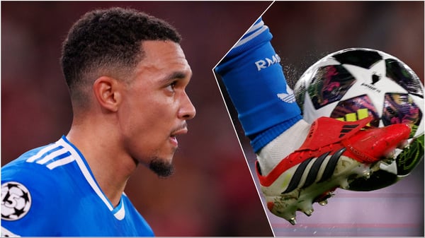 世界杯FIFA体育新闻:特伦特·亚历山大·阿诺德向他的前利物浦队友迪奥戈·若塔传达了一条特别的信息。 /佩德罗·洛雷罗/欧亚体育图片/安东尼奥·比利亚尔巴/皇家马德里/盖蒂图片社