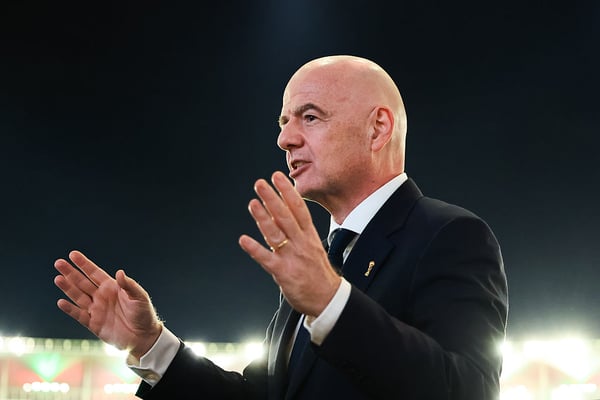 世界杯FIFA体育新闻:詹尼·因凡蒂诺喜欢在政界混迹。/ Buda Mendes/FIFA/Getty Images