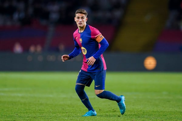 世界杯FIFA体育新闻：加维在巴塞罗那饱受伤病困扰。/IMAGO/Pressinphoto