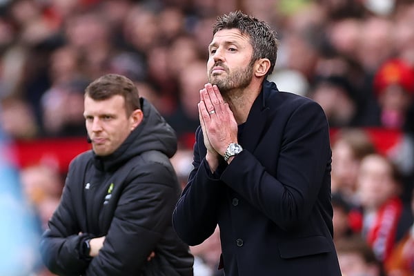 世界杯FIFA体育新闻:迈克尔·卡里克在曼联的短暂执教生涯中并未遭遇太多挫折。/ Robbie Jay Barratt-AMA/Getty Images