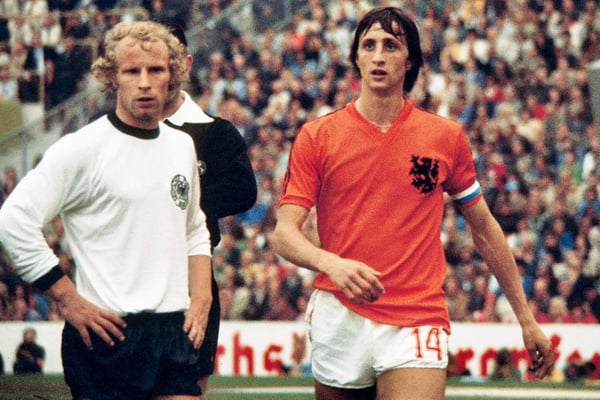 世界杯FIFA体育新闻:贝尔蒂·沃格茨 & 约翰·克鲁伊夫 FWC 决赛 1974 (3)