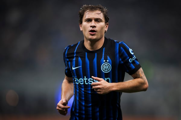 世界杯FIFA体育新闻：尼科洛·巴雷拉与皇家马德里传出绯闻。/ Nicolò Campo/LightRocket/Getty Images