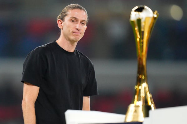 世界杯FIFA体育新闻:菲利普·路易斯 (Filipe Luís) 平均每 14 场比赛为弗拉门戈队赢得一座奖杯。 /何塞·布雷顿/Pics Action/NurPhoto/Getty Images