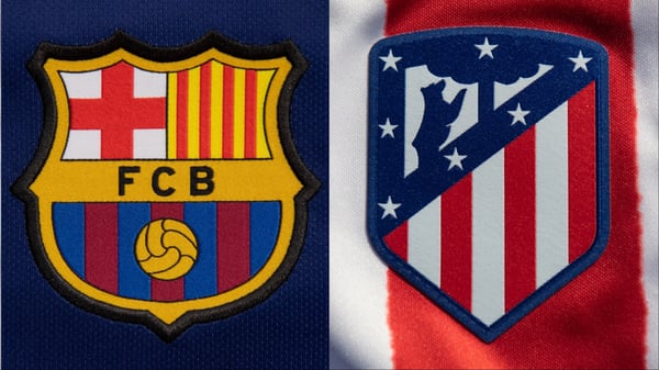 世界杯FIFA体育新闻：巴塞罗那与马德里竞技之间还有很长的路要追赶。/ Visionhaus/Getty Images